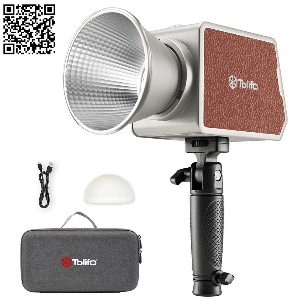 Đèn Led Tolifo PL100 RGB 100W Combo Túi